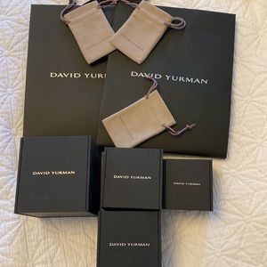 4 Empty David Yurman Boxes